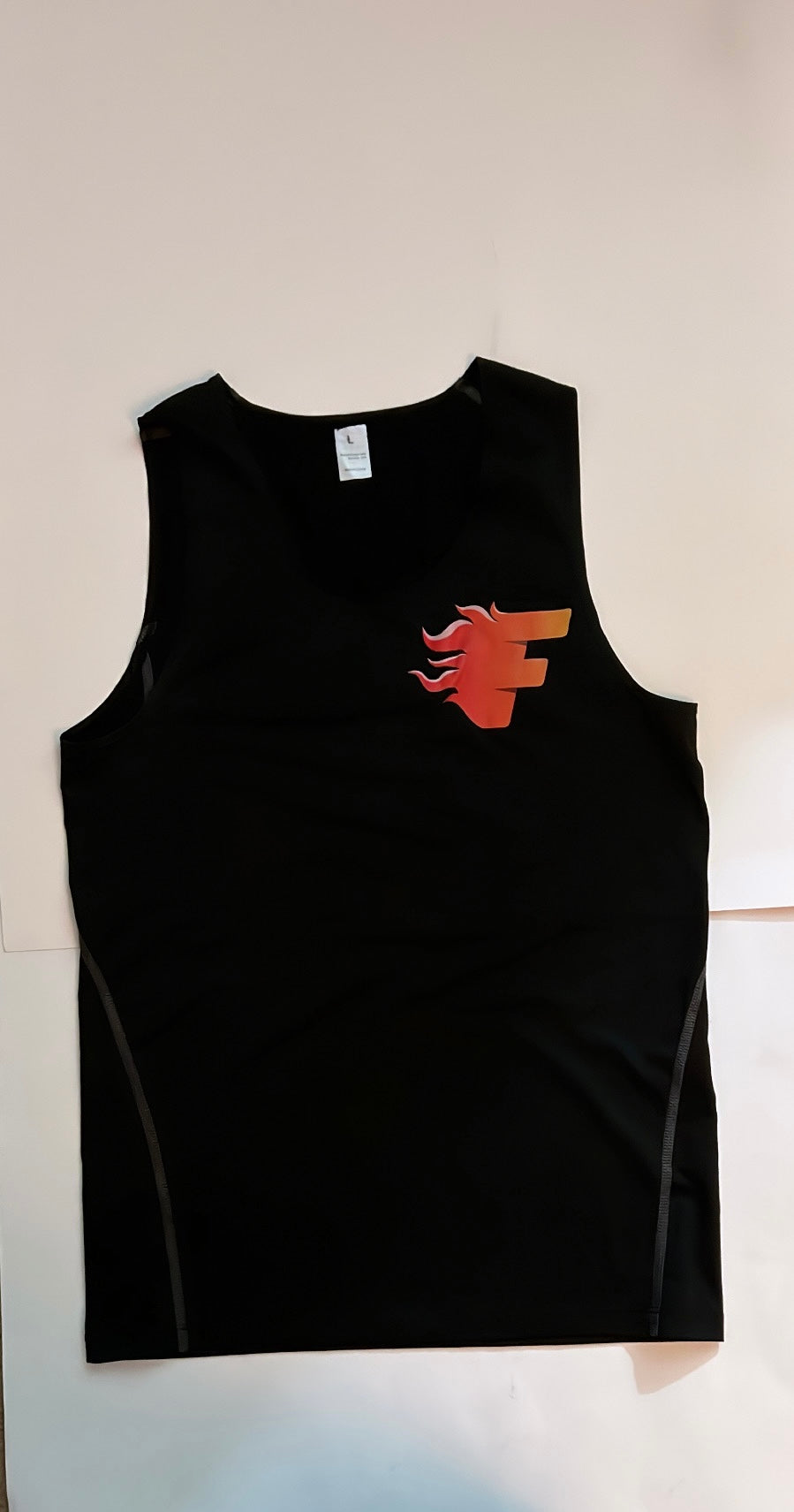 Men's Blank Cotton Loose Long Fitness Sports Tank