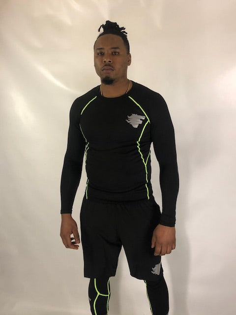 Fiyah Men long Sleeve compression shirt