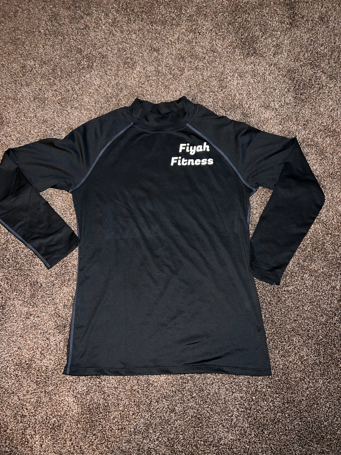 Fiyah Men long Sleeve compression shirt