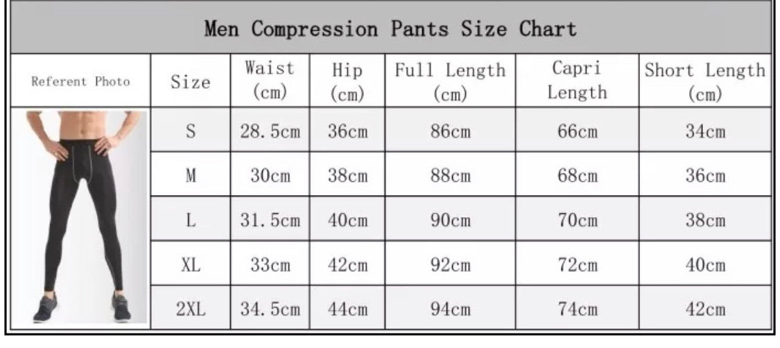 Fiyah Men Compression Leggings